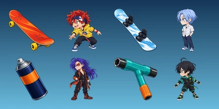 SK8 the Infinity personažai