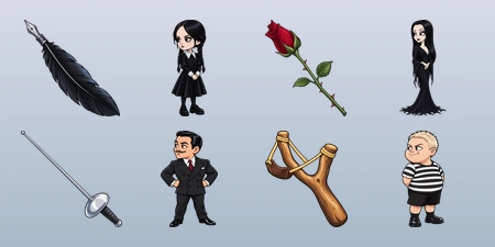 The Addams Family personaje