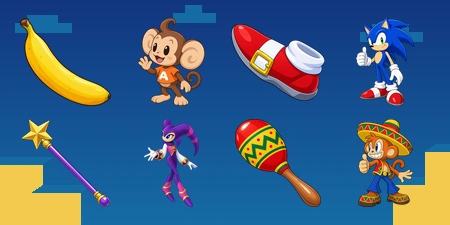 SEGA Arcade Friends Charaktere