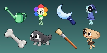 Dandy's World: Gardenview Friends personnages