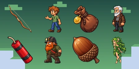 Terraria: Pocket Expedition likovi