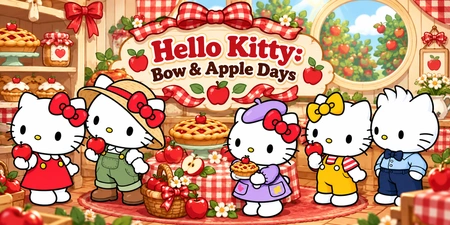 Hello Kitty: Bow & Apple Days personnages