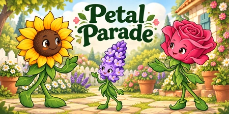 Petal Parade personages