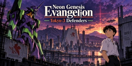 Neon Genesis Evangelion: Tokyo-3 Defenders personagens