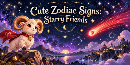Cute Zodiac Signs: Starry Friends