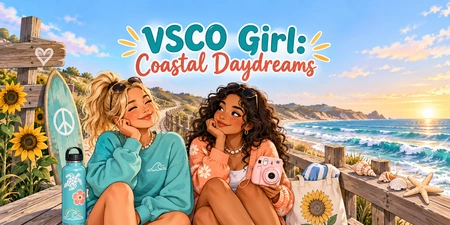 VSCO Girl: Coastal Daydreams চরিত্রগুলি