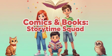 Comics & Books: Storytime Squad પાત્રો